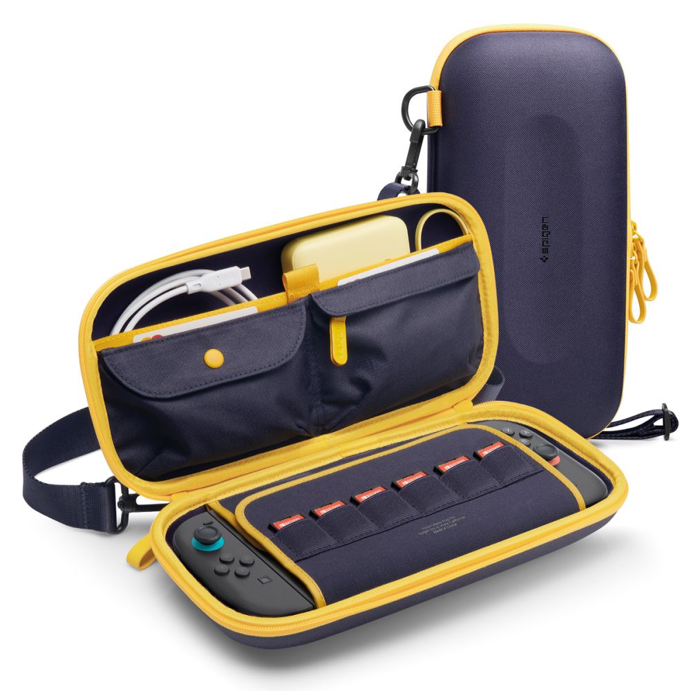 Spigen Nano Pop Pro Etui Til Nintendo Switch 2 Blåbær Marineblå