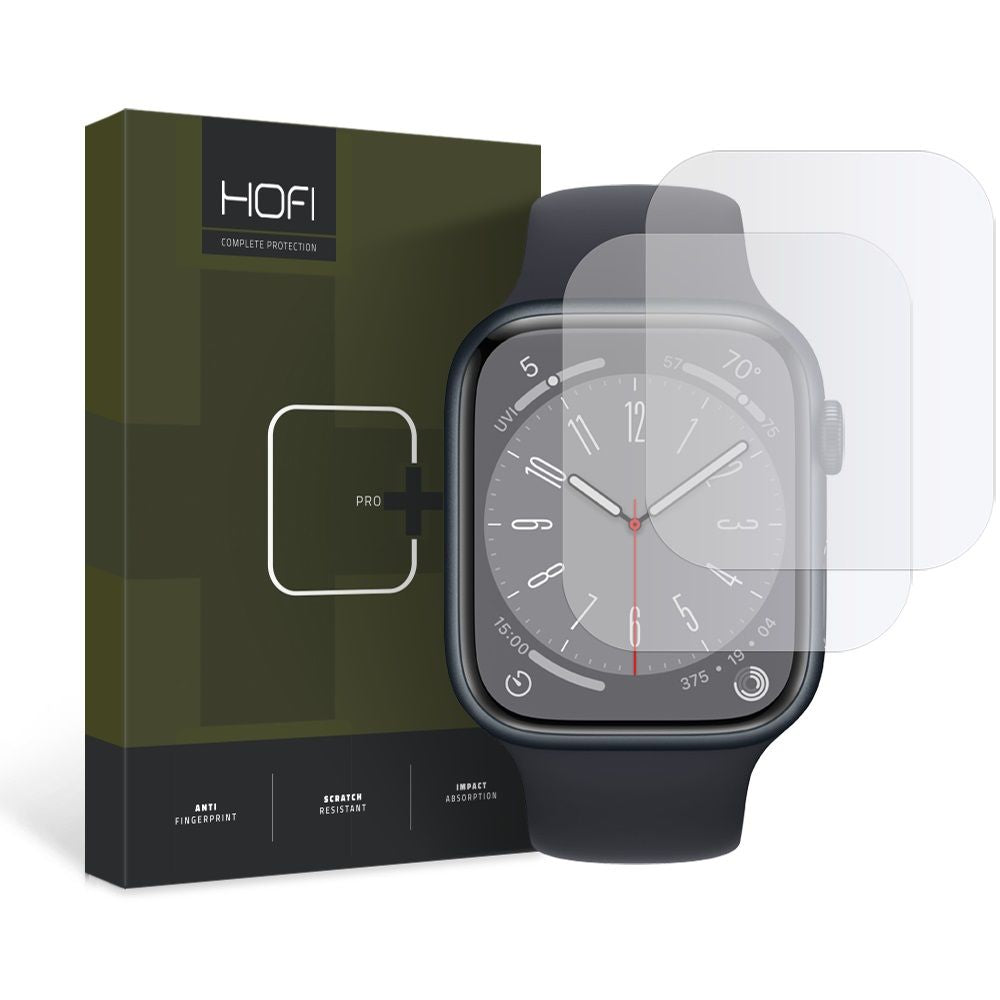 Hydrogelfilm Hofi Hydroflex Pro+ 2 Pak Apple Watch 6 / 7 / 8 / 9 / Se 1 / 2 / 3 (40 / 41 Mm) Klar