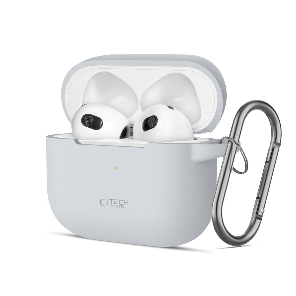 Tech Protect Silikonekrog Til Apple Airpods 3, Kryddegrå