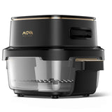 MOVA AF20 PRO frituregryde Enkelt 4 L Enkeltstående 1700 W Varmluftsteger Sort, Guld