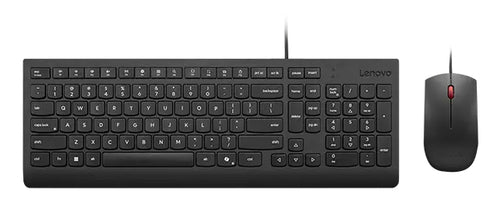 Lenovo Essential Wired Combo Sæt med mus og tastatur Kablet Dansk