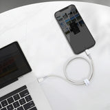 Baseus CATLGD-A02 Lightning kabel 2 m Hvid