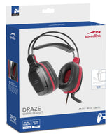 SPEEDLINK Draze Gaming Headset Ledningsført Spil Sort, Rød