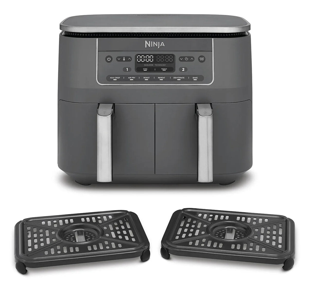 Karsto oro gruzdintuve Ninja 6-in-1 Dual Zone, 7,6 l