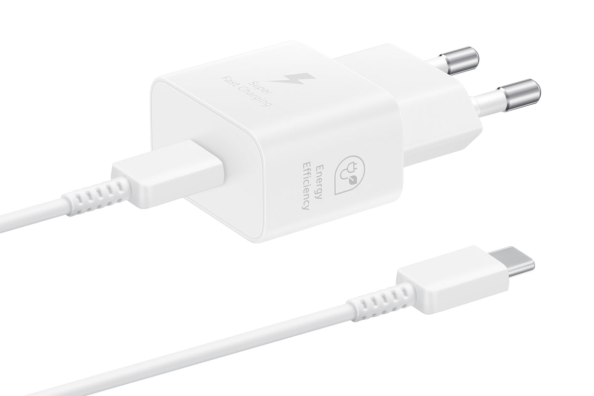 Samsung EP-T2510 Smartphone Hvid Vekselstrøm, USB Hurtig opladning Indendørs