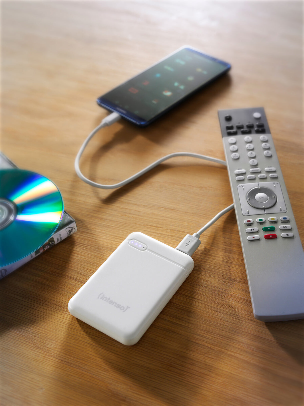 Intenso 7313522 powerbank Lithium polymer (LiPo) 5000 mAh Hvid