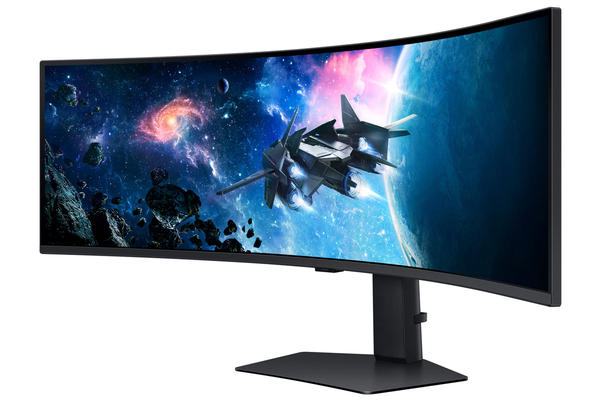 Samsung G95C computerskærm 124,5 cm (49") 5120 x 1440 pixel Dual QHD LED Sort