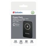 Verbatim Charge 'n' Go Lithium polymer (LiPo) 10000 mAh Trådløs opladning Sort