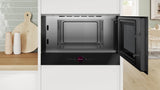 Bosch Serie 8 BFR7221B1 mikrobølgeovn Sort Solo mikroovn Indbygget 21 L 900 W