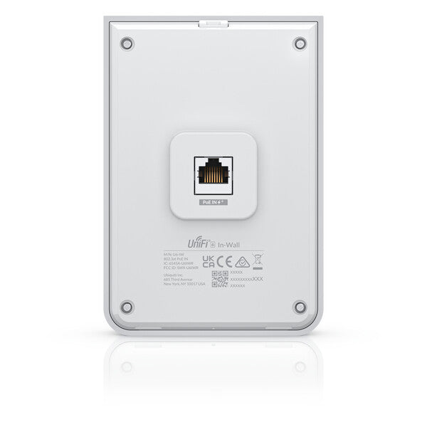 Ubiquiti Unifi 6 In-Wall 4800 Mbit/s Hvid Strøm over Ethernet (PoE)