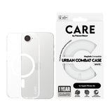 PanzerGlass CARE by ® Flagship Case Transparent Urban Combat m. Hvid Qi Compatible iPhone 16e