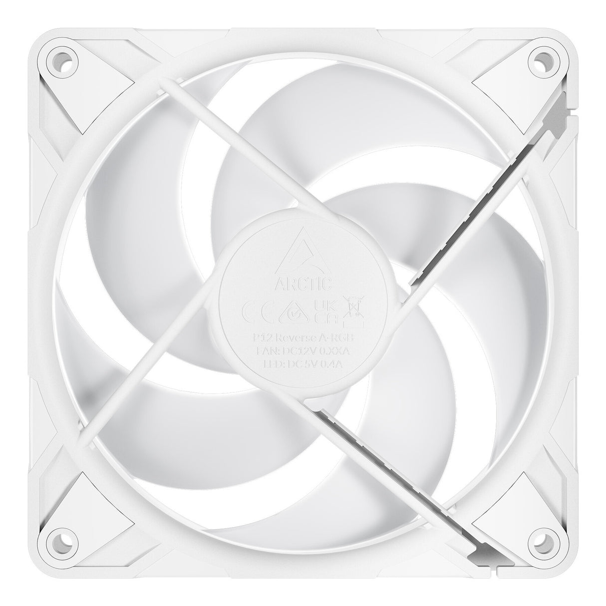 ARCTIC Freezer P12 Pro Reverse A-RGB (White) - 3 Pack Computerkabinet Ventilator 12 cm Hvid 3 stk