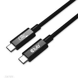 CLUB3D CAC-1575 USB-kabel USB4 Gen 2x2 2 m USB C 20 Gbit/sek. 240 W Sort