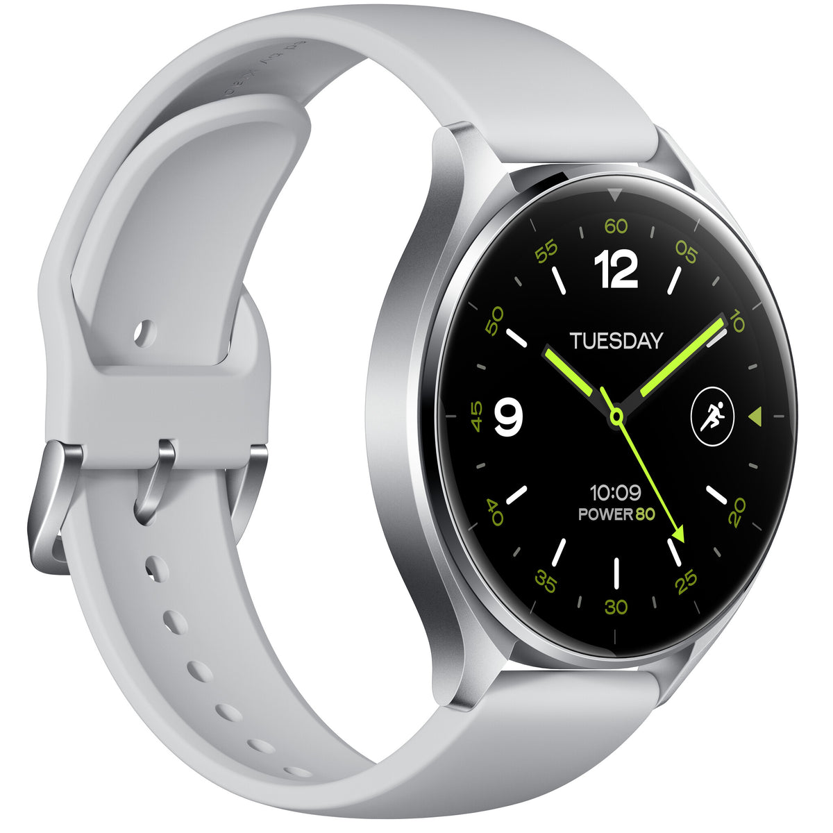 Xiaomi Watch 2 3,63 cm (1.43") AMOLED 46 mm Digital 466 x 466 pixel Berøringsskærm Sølv Wi-Fi GPS (satellit)