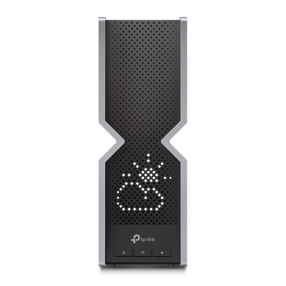 TP-Link Archer BE800 trådløs router Multi-Gigabit Ethernet Tri-band (2,4 GHz/5 GHz/6 GHz) Sort, Rustfrit stål