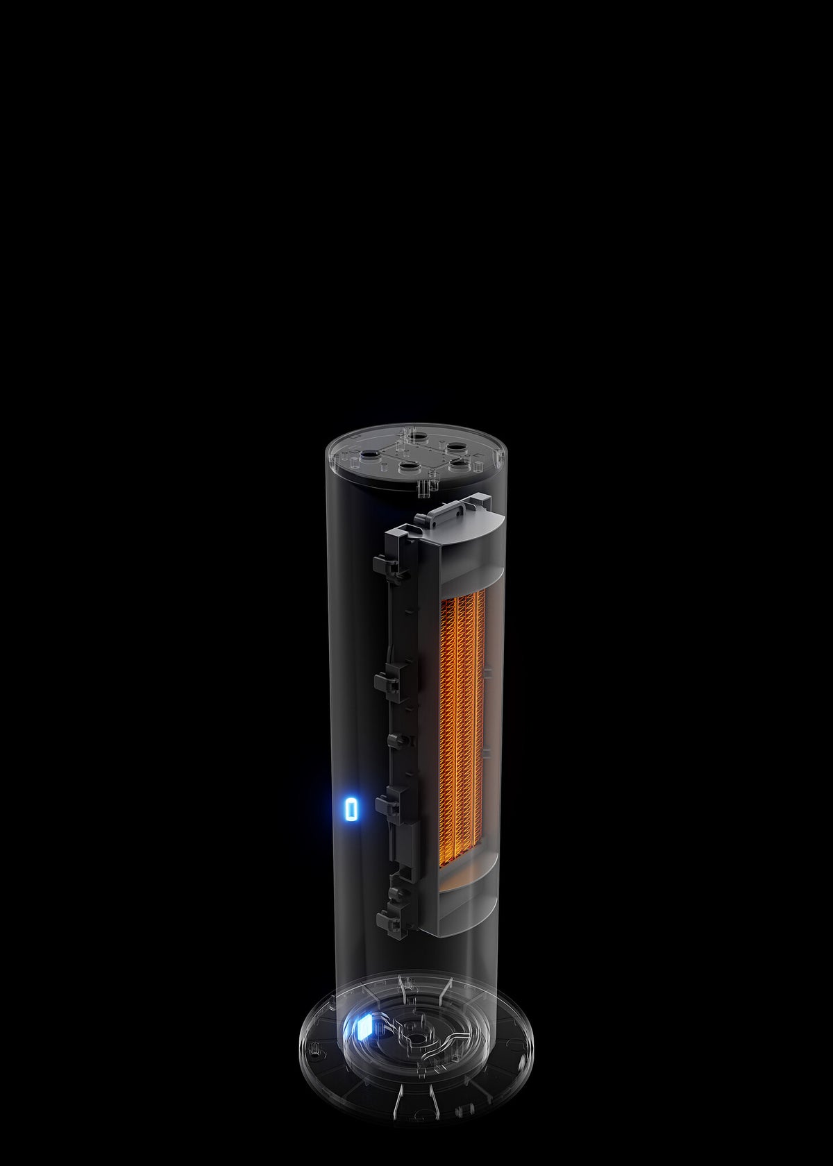 Xiaomi Smart Tower Heater Lite Indendørs Hvid 2000 W Blæser med elektrisk områdevarmer