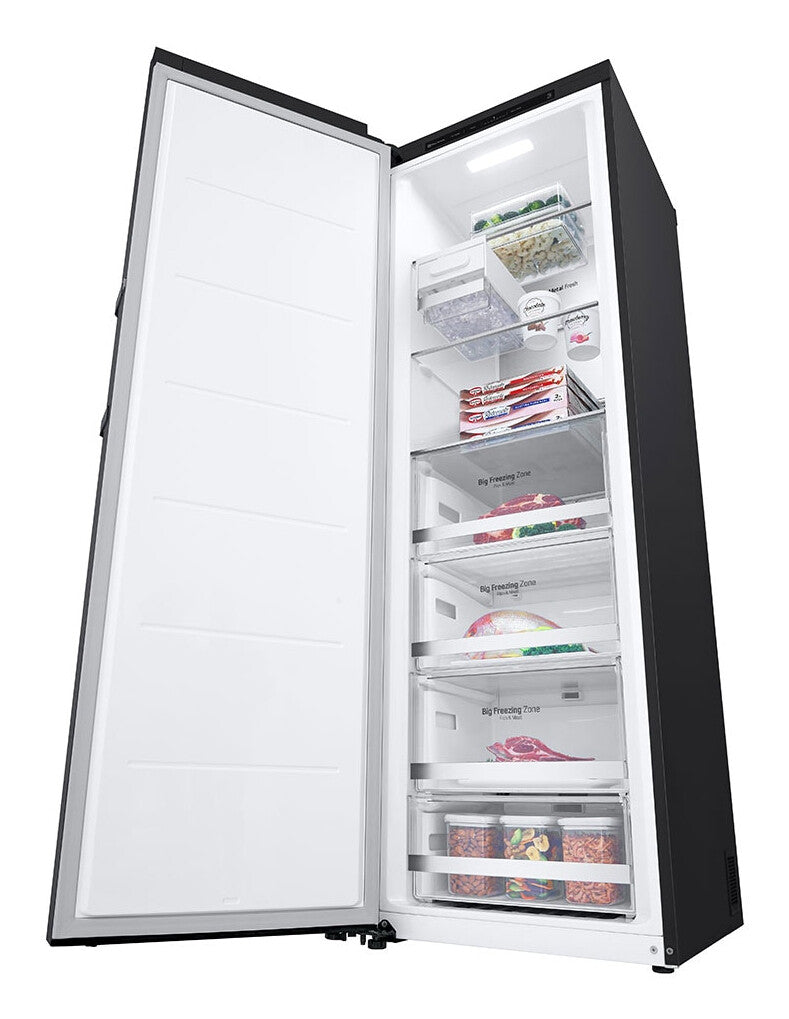 LG GFT61MCCSZ fryser Stående fryser Fritstående 324 L Sort