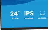 iiyama ProLite X2492HSU-B1 computerskærm 60,5 cm (23.8") 1920 x 1080 pixel Fuld HD LED Sort