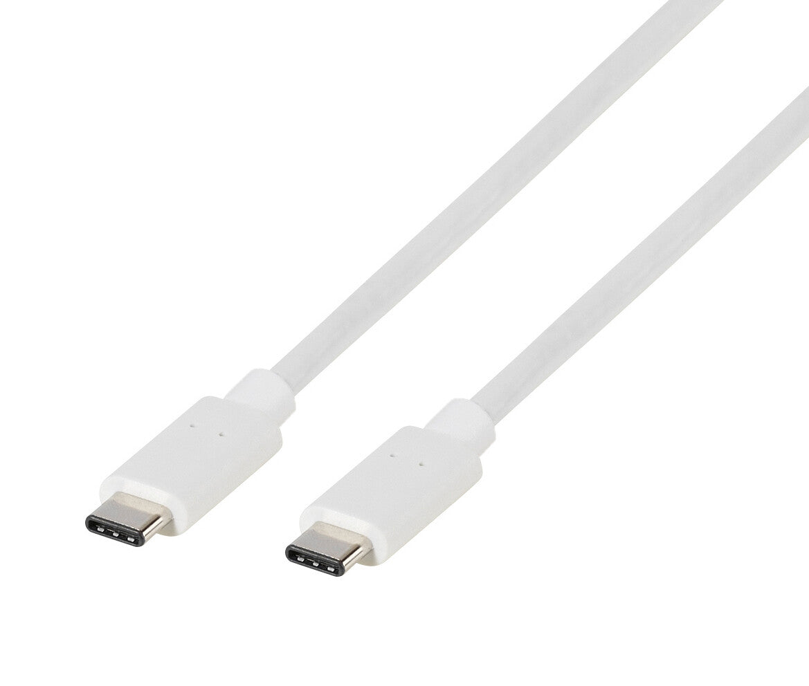 Vivanco PBDCVVUSBCC10W USB-kabel 1 m USB C Hvid