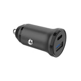 Gear Oplader 12/24V 1xUSB-C + 1xUSB-A PD 30W + QC18.0W MAX Sort