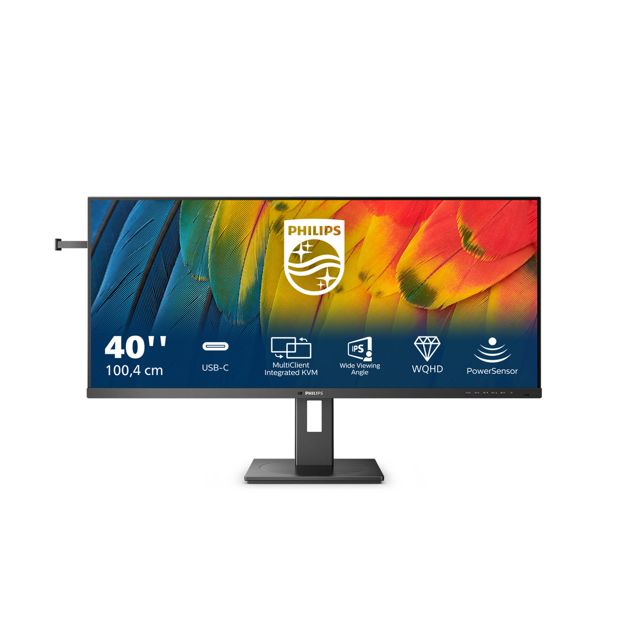 Philips 5000 series 40B1U5600/00 computerskærm 101,6 cm (40") 3440 x 1440 pixel Wide Quad HD LCD Sort