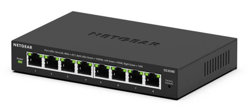 NETGEAR 300 Series SOHO Plus GS308E Switch 8-porte Gigabit Ethernet