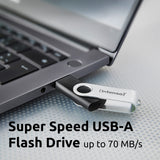 Intenso Pendrive 256GB Office Line USB 3.2, sort EU (3543492)
