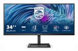 Philips E Line 346E2LAE/23 LED display 86,4 cm (34") 3440 x 1440 pixel Wide Quad HD LCD Sort