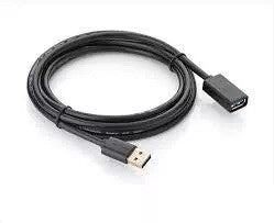 Ugreen 30127 USB-kabel USB 3.2 Gen 1 (3.1 Gen 1) 3 m USB A Sort