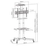 XANTRON Universal TV stander m/hjul