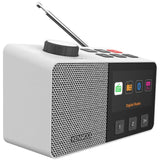 Kenwood CR-M70DAB-W DAB+/FM radio m/easy mode - hvid