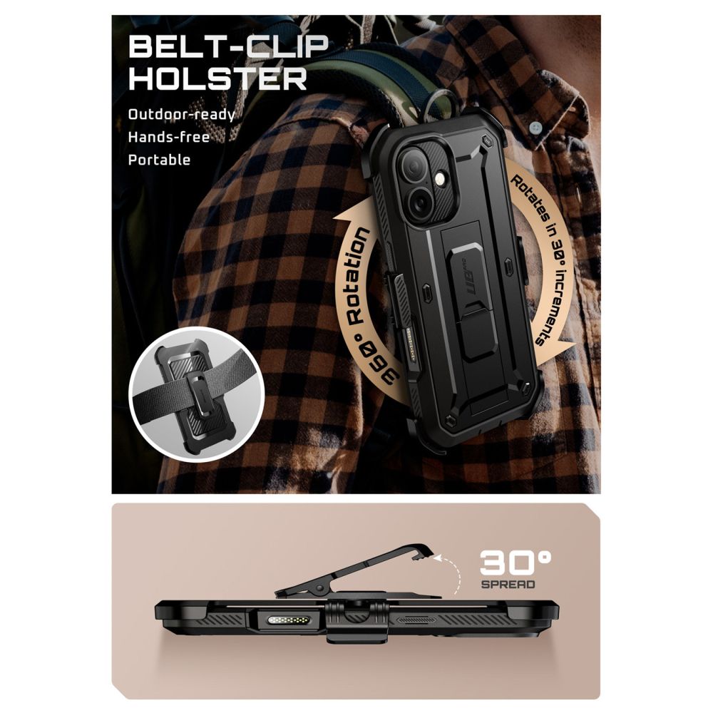 Supcase UB Pro iPhone 17 Case - sort