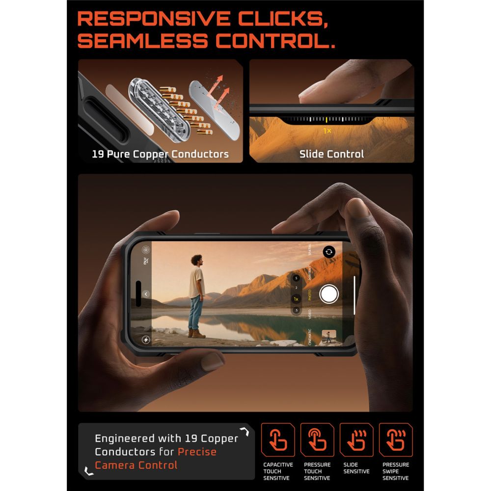 Supcase UB Grip Mag MagSafe Case til iPhone 17 Pro - Grøn