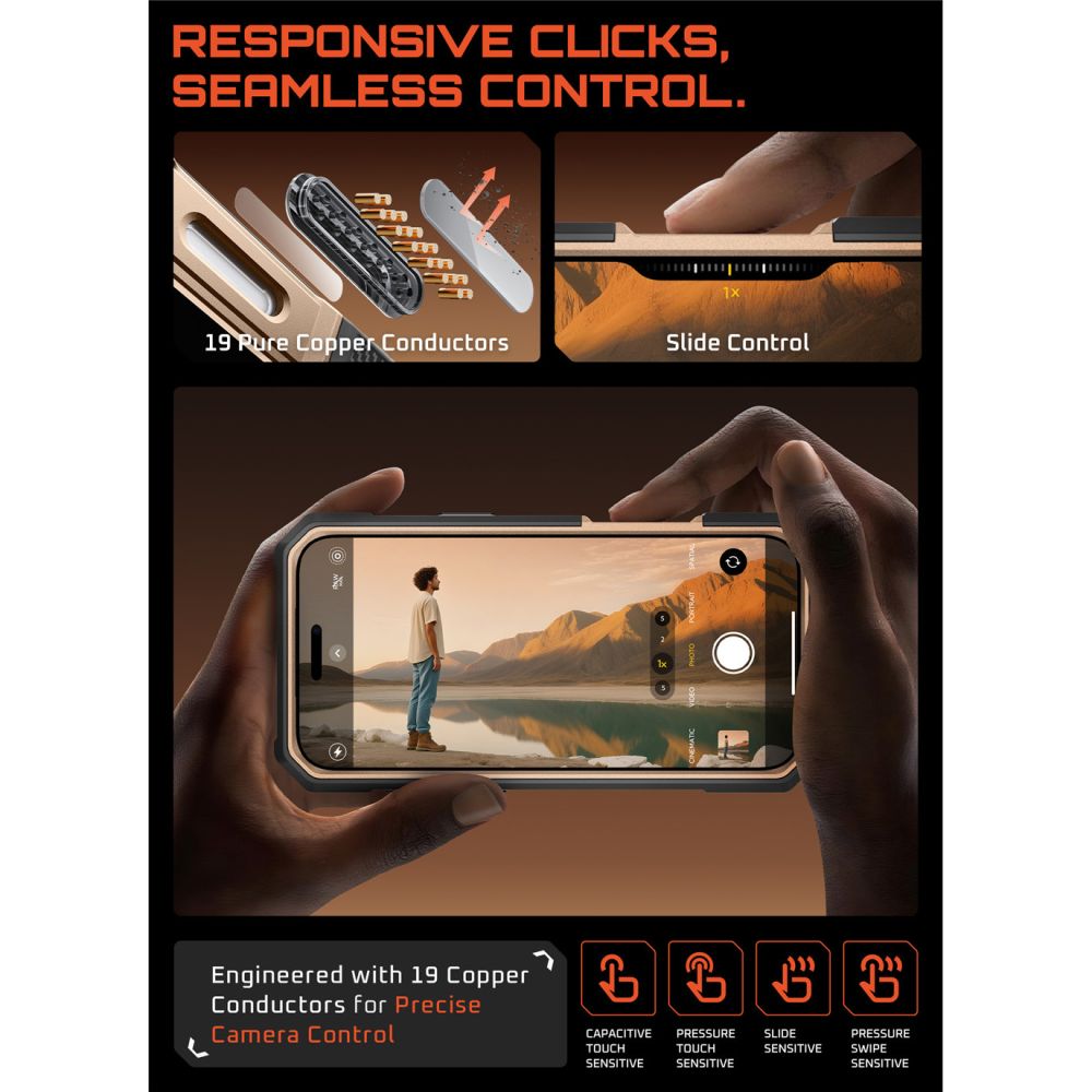 Supcase UB Grip Pro Mag MagSafe Case til iPhone 17 Pro - Guld