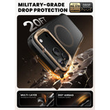 Supcase IBLSN Ares Flip Mag MagSafe Case til iPhone 17 Pro Max - Guld