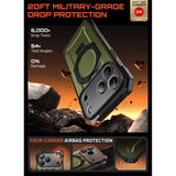 Supcase UB Grip Mag MagSafe Case til iPhone 17 Pro Max - Grøn