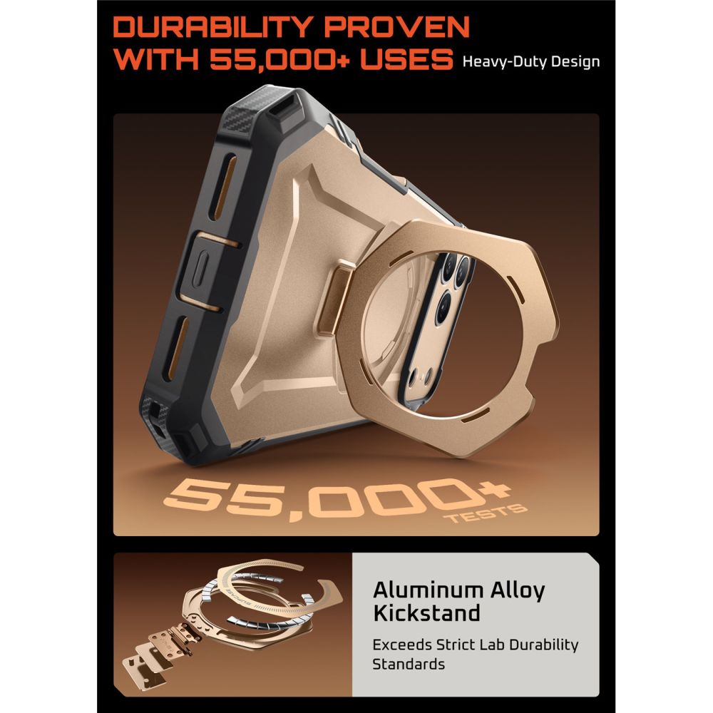 Supcase UB Grip Pro Mag MagSafe Case til iPhone 17 Pro Max - Guld