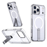 Hybrid Armor X Case til Samsung Galaxy S26 med Stand, Kompatibel med MagSafe - Transparent