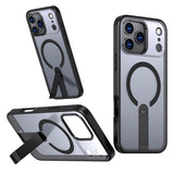 Hybrid Armor X Case til Samsung Galaxy S26 med Stand, Kompatibel med MagSafe - sort