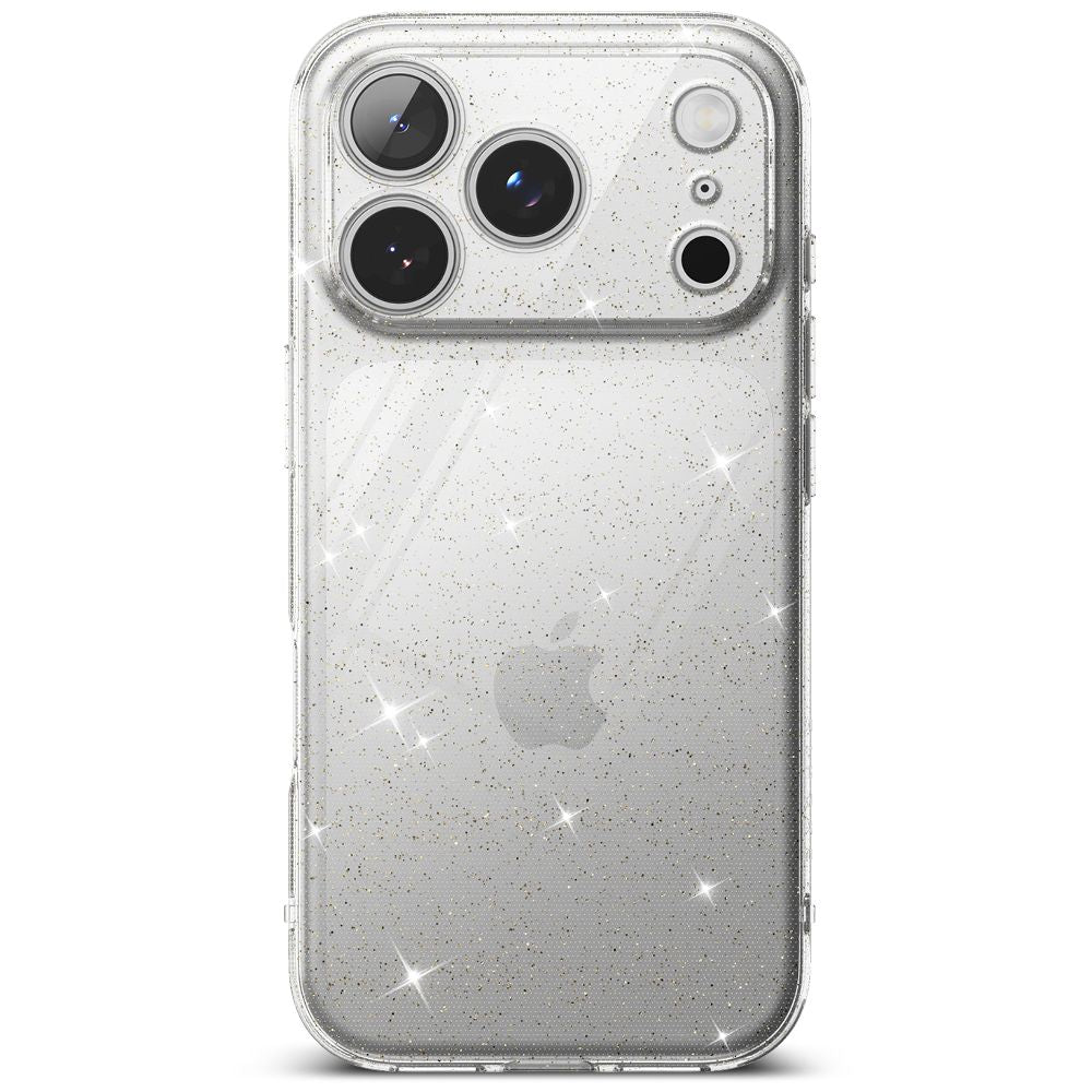Ringke Air Case til iPhone 17 Pro Max - Clear og Glitter
