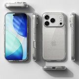 Ringke Air Case til iPhone 17 Pro - Clear og Glitter