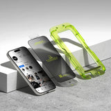 Ringke Easy Slide 2-pack Privacy Glass til iPhone 17 - sort