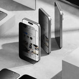 Ringke Easy Slide 2-pack Privacy Glass til iPhone 17 - sort