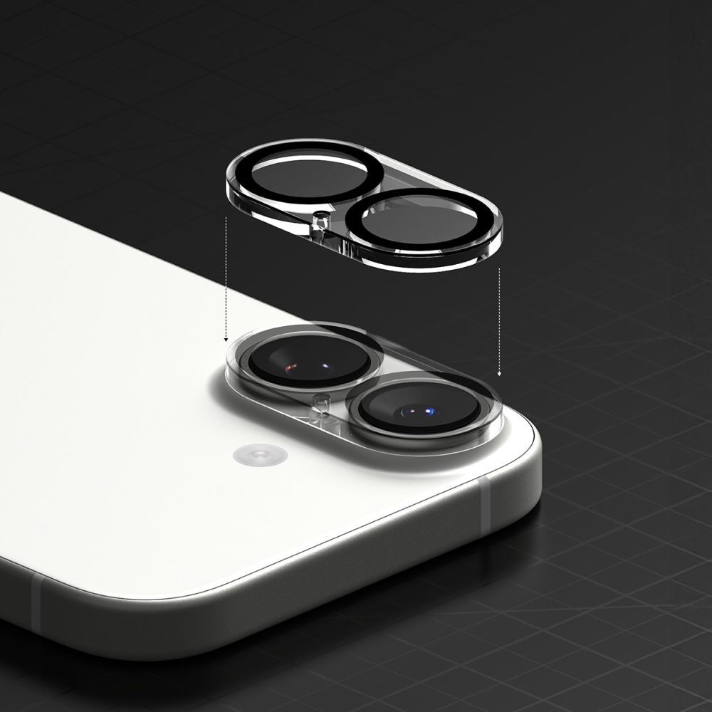 Ringke Camera Full Cover 2-pakke til iPhone 17 - sort