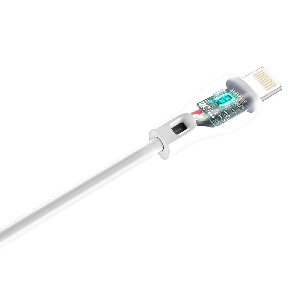 Dudao USB / Lightning kabel 2.4A 1m hvid (L4L 1m hvid)