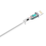 Dudao USB / Lightning kabel 2.4A 1m hvid (L4L 1m hvid)