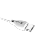 Dudao USB Type C 2.1A 1m hvidt kabel (L4T 1m hvidt)