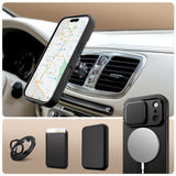 Tech-Protect Kevlar Aura MagSafe Case til iPhone 17 Pro - sort