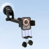 Dudao F19 klemme bilholder med 15W induktiv oplader - sort