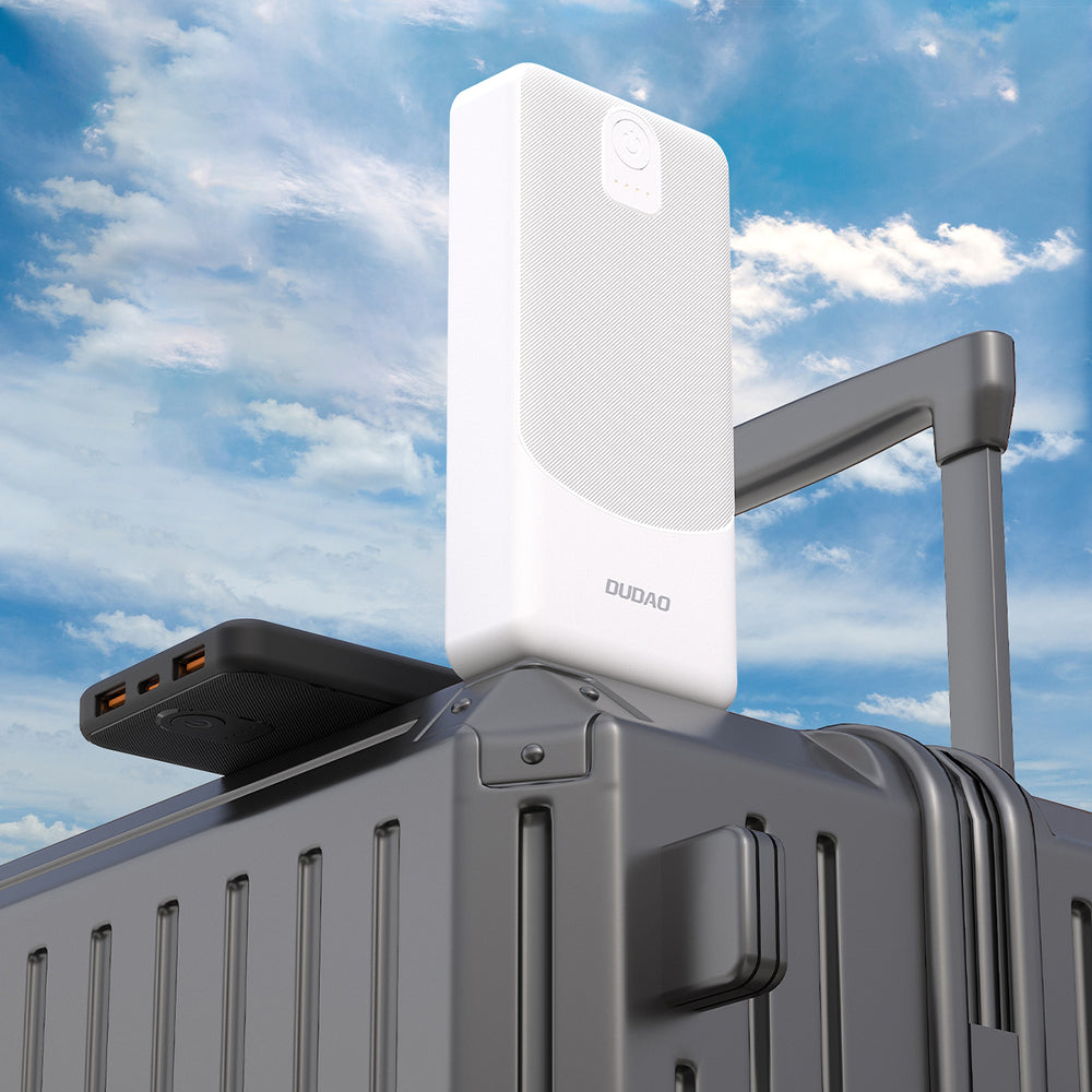 Powerbank Dudao K10 10000mAh 2.4A 2 x USB-A - sort